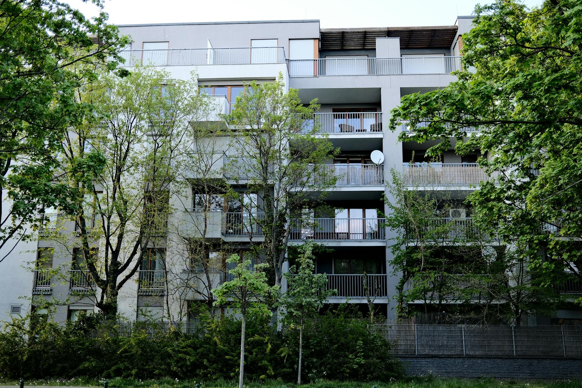 Selbstbestimmter Senior in seinem eigenen Apartment mit Wohnzimmer und Sessel